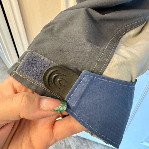 Columbia Mens Gray and Blue Convert Waterproof Insulated Hooded Ski Jacket XL - Picture 8 of 12